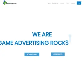 TRkgamebassadors.com(Game Advertising Rockstars) Screenshot