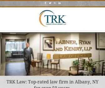 TRklaw.com(Tabner, Ryan & Keniry, LLP) Screenshot