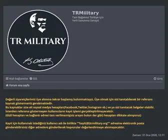 Trmilitary.org(Ana sayfa) Screenshot