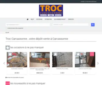 Troc-Carcassonne.fr(Dépôt) Screenshot