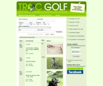 Troc-Golf.fr(Troc Golf) Screenshot