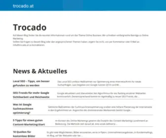 Trocado.at(Blog rund um Online Business) Screenshot