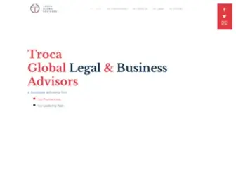 Trocaglobal.com(Troca Global Advisors) Screenshot