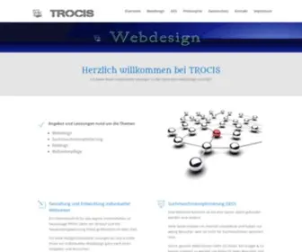 Trocis.de(Webdesign und Suchmaschinenoptimierung in Ostfriesland) Screenshot