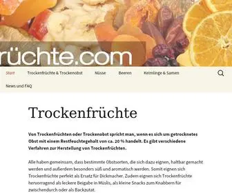 Trockenfruechte.com(Trockenfrüchte) Screenshot