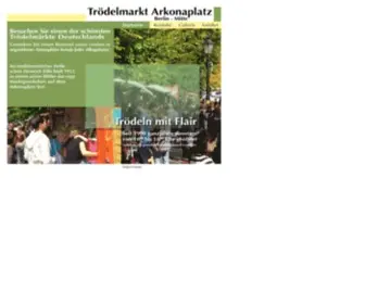 Troedelmarkt-Arkonaplatz.de((????)) Screenshot