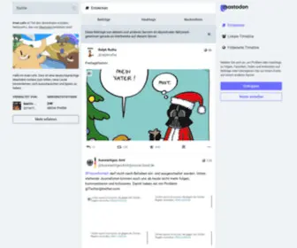 Troet.cafe(Mastodon) Screenshot