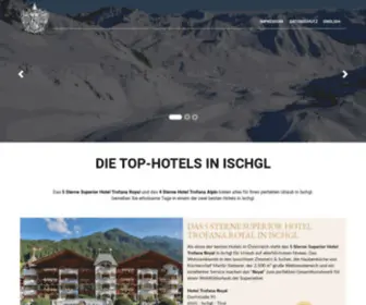 Trofana-ISCHGL.com(Top Hotels in Ischgl) Screenshot