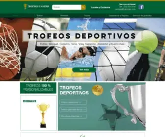 Trofeoscastro.com.ec(Trofeos deportivos) Screenshot