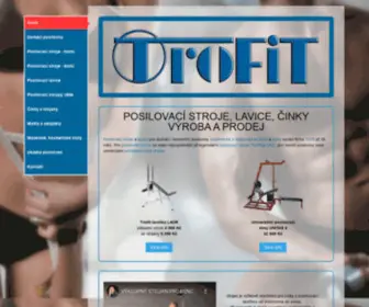 Trofit.cz(Posilovací stroje) Screenshot