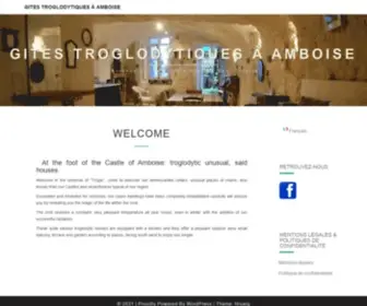 Troglo-Gite-Amboise.com(Gites troglodytiques à Amboise) Screenshot