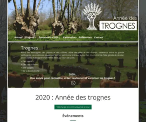 Trognes.fr(Année des trognes) Screenshot