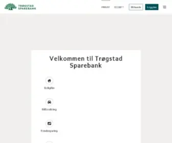 Trogstad-Sparebank.no(Trogstad Sparebank) Screenshot