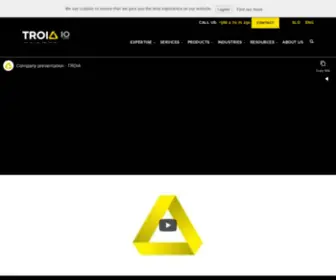 Troia.eu(Asset management project specialists) Screenshot