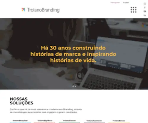 Troianobranding.com(Troiano Branding) Screenshot