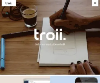 Troii.com(Troii Software Entwicklung) Screenshot