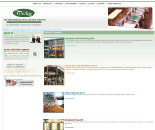 Troikaindia.com(Troika Group of Companies) Screenshot