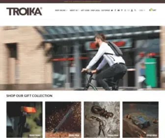 Troikaus.com(Troika an European market leader for quality gifts for the professional man and woman) Screenshot