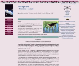 Troisanges.com(Accueil) Screenshot