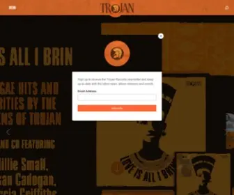 Trojanrecords.com(Trojan Records) Screenshot