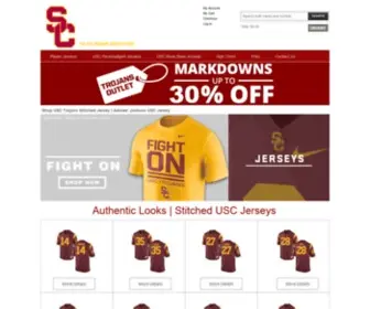 Trojansjersey.com(Shop 2017 USC Trojans stitched football jerseys) Screenshot