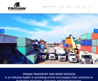 Trojantransport.com.au(Sydney Container Transport) Screenshot