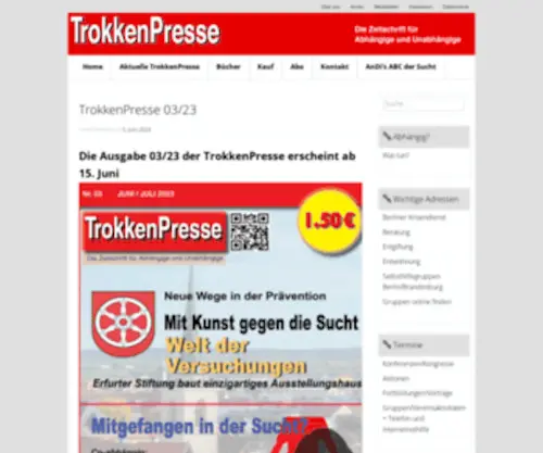 Trokkenpresse.de(Trokkenpresse) Screenshot