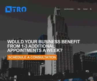Troleads.com(TRO is a Kansas City based digital marketing and lead generation agency) Screenshot