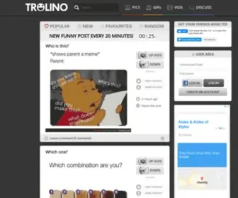 Trolino.com(Funny) Screenshot