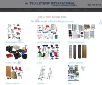 TrolleyQuip.co.za(TrolleyQuip International) Screenshot