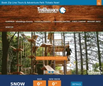 Trollhaugen.com(Trollhaugen Outdoor Recreation Area) Screenshot