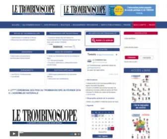 Trombinoscope.com(Le site du Trombinoscope) Screenshot