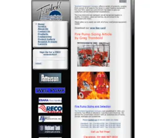Trombold.com(Trombold Equipment Company Pumps Tanks Water Heaters Ohio) Screenshot