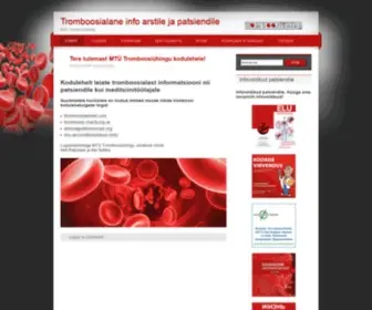 Tromboos.ee(Tromboosialane info arstile ja patsiendile) Screenshot