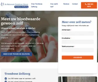 TrombosezelfZorg.nl(Trombose Zelfzorg) Screenshot