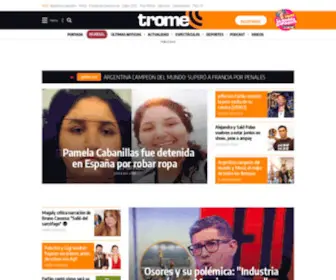 Trome.pe(Últimas Noticias hoy del Perú y el mundo en Trome) Screenshot