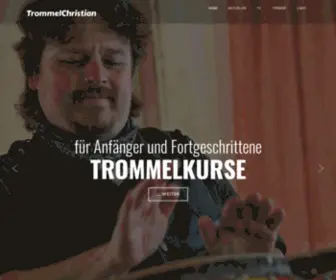 Trommelchristian.de(Trommeln) Screenshot