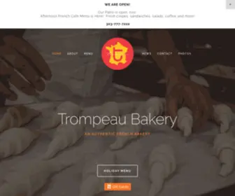 Trompeau-Bakery.com(Trompeau Bakery) Screenshot