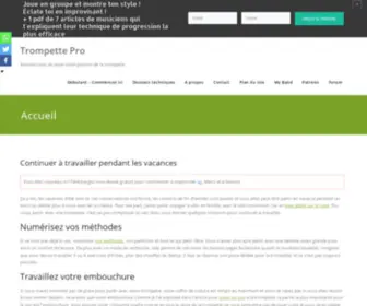 Trompettepro.com(Trompette Pro) Screenshot