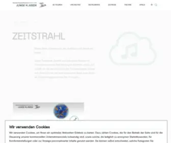 Trompis-Zeitreise.de(JUNGE KLASSIK der Staatsphilharmonie Rheinland) Screenshot