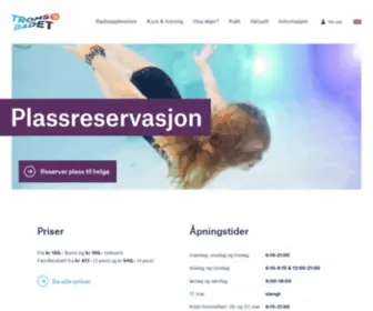 Tromsobadet.no(Tromsøbadet) Screenshot