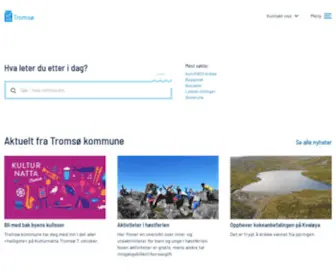 Tromso.kommune.no(Tromsø kommune) Screenshot