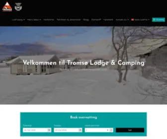 Tromsolodgeandcamping.no(Tromsø Lodge & Camping) Screenshot