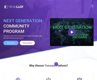 Troncase.io(DApp) Screenshot