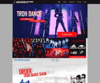 Trondance.com(Tron Dance) Screenshot