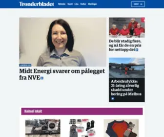 Tronderbladet.no(Tronderbladet) Screenshot