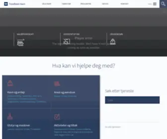 Trondheimhavn.no(Trondheim Havn) Screenshot