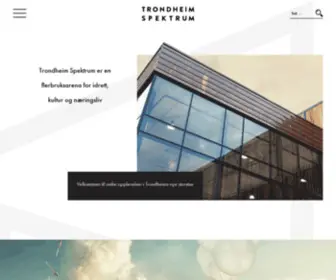 Trondheimspektrum.no(Trondheim Spektrum) Screenshot