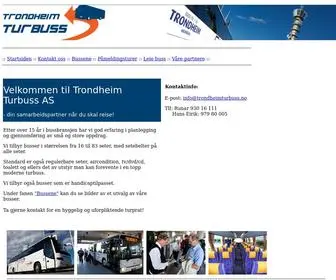 Trondheimturbuss.no(Trondheim Turbuss) Screenshot