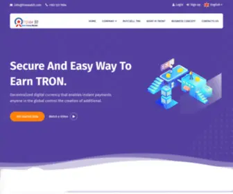 Tronexbit.com(Tron based Business Concept) Screenshot